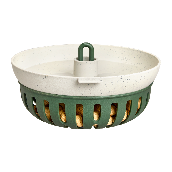 essential feeder bowl 16cm leaf green